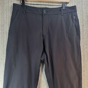 Lululemon Pants Mens 34x32 Charcoal Gray Dress Trouser Performance Stretch Tech